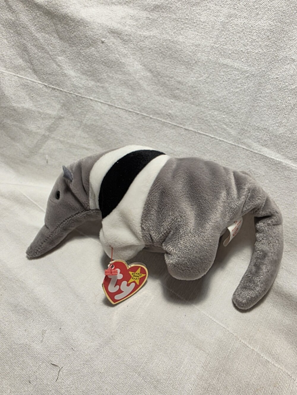 Ty Beanie Babies Ants Plush Toy - Gray and White 1997